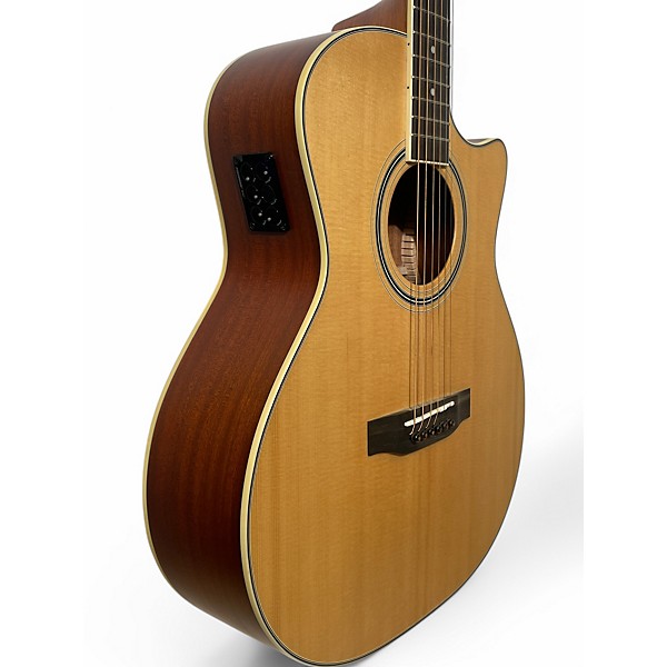 Used Jericho S-1 Natural Acoustic Electric Guitar