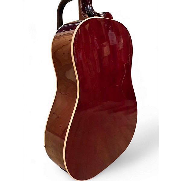 Used 2024 Epiphone Slash J-45 Vermillio Burst Acoustic Electric Guitar