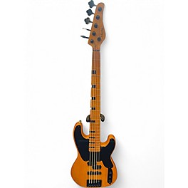 Used Schecter Guitar Research Model T 5 Natural Electric Bass Guitar