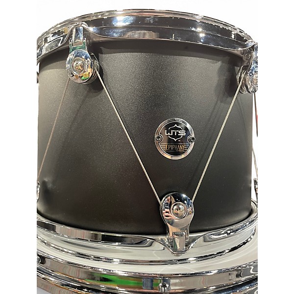 Used Wts 3 Piece Epiphany Matte Black Drum Kit
