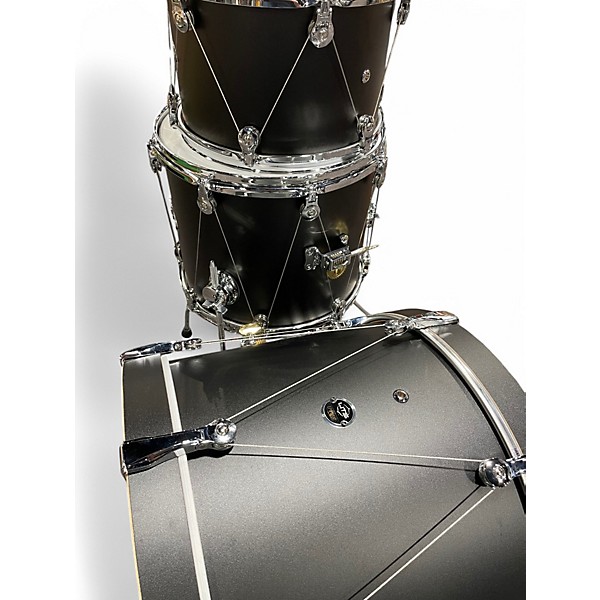 Used Wts 3 Piece Epiphany Matte Black Drum Kit