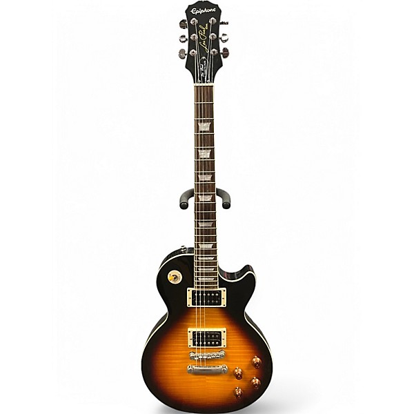 Used Epiphone Les Paul Tribute Plus 2 Color Sunburst Solid Body Electric Guitar