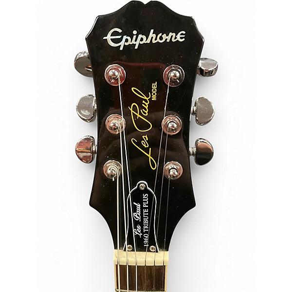 Used Epiphone Les Paul Tribute Plus 2 Color Sunburst Solid Body Electric Guitar