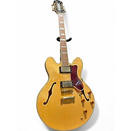 Used Epiphone Sheraton Natural Hollow Body Electric Guitar
