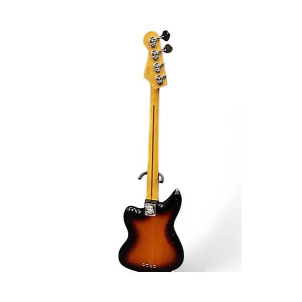 Used Fender MARK HOPPUS JAG 3 Tone Sunburst Electric Bass Guitar