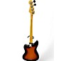 Used Fender MARK HOPPUS JAG 3 Tone Sunburst Electric Bass Guitar