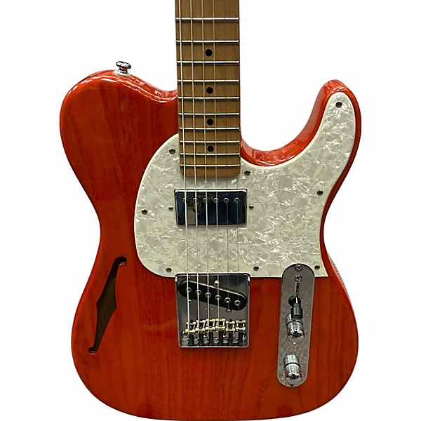 Used G&L ASAT Classic Bluesboy Orange Solid Body Electric Guitar