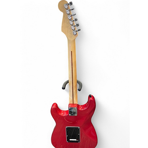 Used Fender Standard Stratocaster Metallic Red Solid Body Electric Guitar