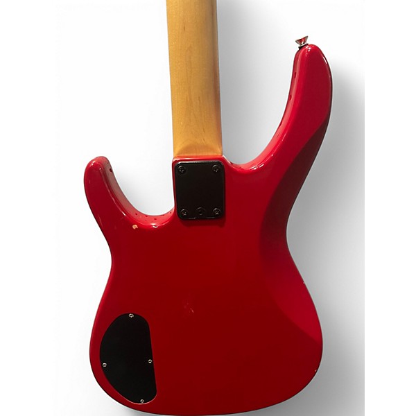 Used Peavey foundation Candy Apple Red Electric Bass Guitar