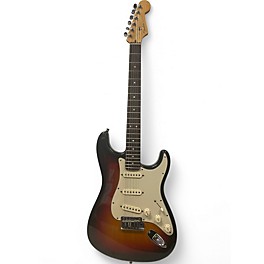 Used 2004 Fender American Deluxe Stratocaster 3 Color Sunburst Solid Body Electric Guitar