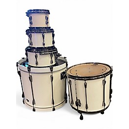 Used TAMA 5 Piece Superstar Hyper Drive white Drum Kit