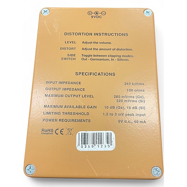 Used Ross Distortion Effect Pedal