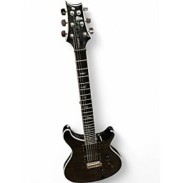 Used PRS SE Custom 24 Trans Black Solid Body Electric Guitar