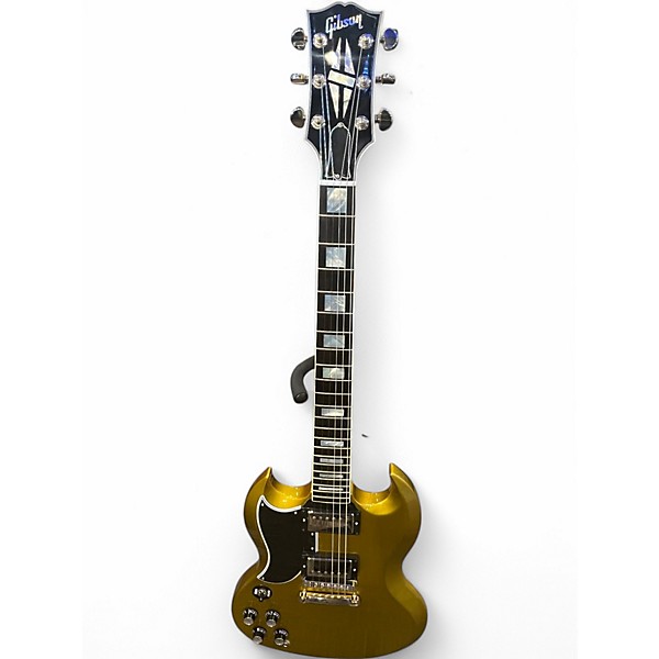 Used 2023 Gibson SG Custom Gold Solid Body Electric Guitar,Specials : American Fashion Style Bags On Sale