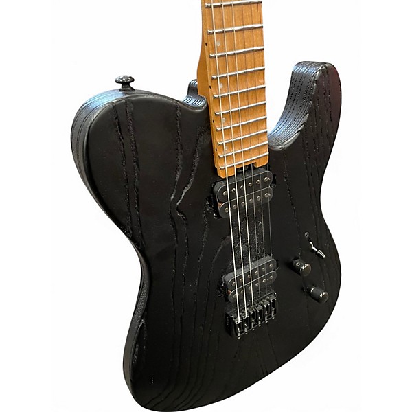 Used Esp Ltd TE-1000 Black Solid Body Electric Guitar