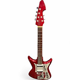 Vintage 1960s Tiesco ET-230 RED Solid Body Electric Guitar