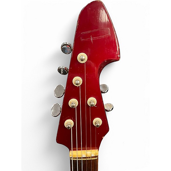 Vintage 1960s Tiesco ET-230 RED Solid Body Electric Guitar