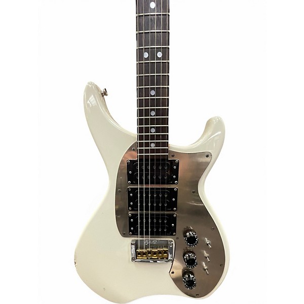 Used Daion SAVAGE WHITE Solid Body Electric Guitar