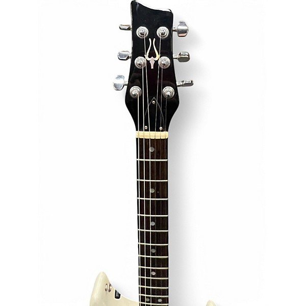 Used Daion SAVAGE WHITE Solid Body Electric Guitar