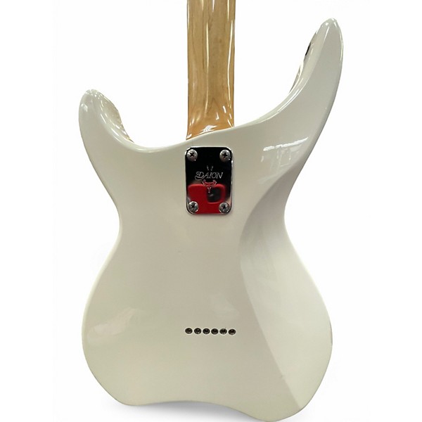 Used Daion SAVAGE WHITE Solid Body Electric Guitar