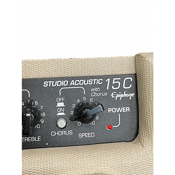 Used Epiphone studio acoustic 15c Guitar Combo Amp