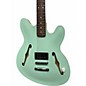 Used Fender Tom Delonge Starcaster Satin Surf Green Hollow Body Electric Guitar