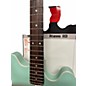 Used Fender Tom Delonge Starcaster Satin Surf Green Hollow Body Electric Guitar