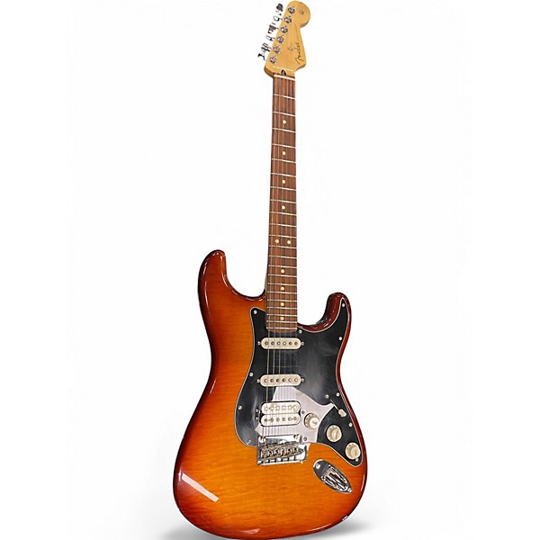 Used Fender Player Plus Stratocaster 2 Tone Sunburst Solid Body Electric Guitar