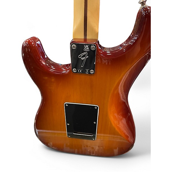 Used Fender Player Plus Stratocaster 2 Tone Sunburst Solid Body Electric Guitar