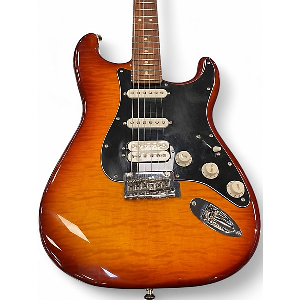 Used Fender Player Plus Stratocaster 2 Tone Sunburst Solid Body Electric Guitar