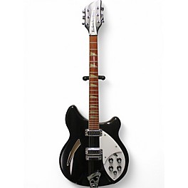 Used 2000 Rickenbacker 360 Black Hollow Body Electric Guitar