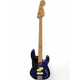 Used Charvel PJ IV Mystic Blue Electric Bass Guitar