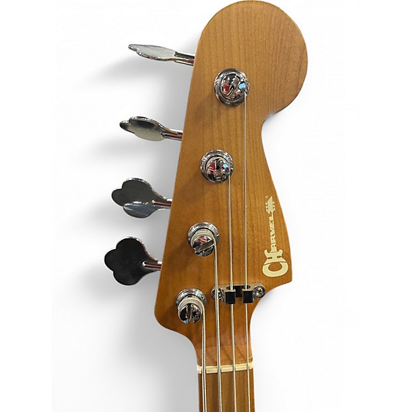 Used Charvel PJ IV Mystic Blue Electric Bass Guitar