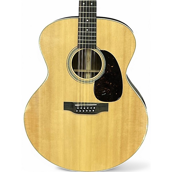 Used Martin J16E-12 Natural 12 String Acoustic Electric Guitar