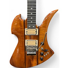 Used B.C. Rich Mockingbird Legacy Koa ST Natural Solid Body Electric Guitar
