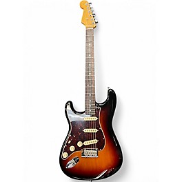 Used Fender Left Handed American Professional II Stratocaster 3 Color Sunburst Solid Body Electric Guitar