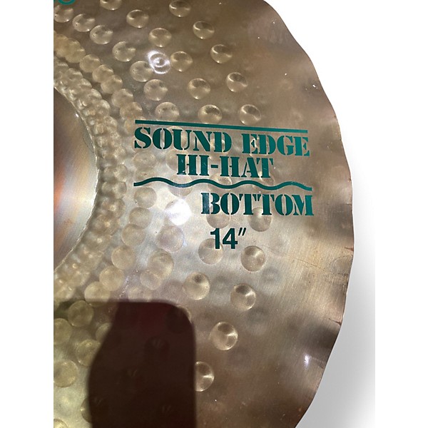 Used Paiste 14in 1000 SERIES RUDE SOUNDEDGE HI HAT BOTTOM Cymbal