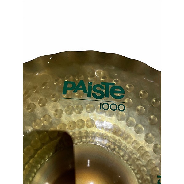 Used Paiste 14in 1000 SERIES RUDE SOUNDEDGE HI HAT BOTTOM Cymbal