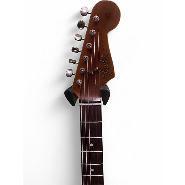 Used Fender custom shop gc dbl bound strat white Solid Body Electric Guitar