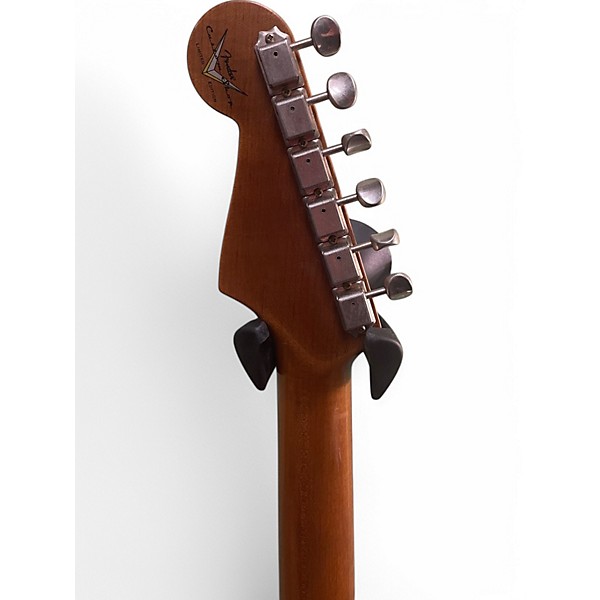 Used Fender custom shop gc dbl bound strat white Solid Body Electric Guitar