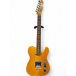 Used 2013 Fender AMERICAN SELECT CARVED TOP TELECASTER Amber Solid Body Electric Guitar