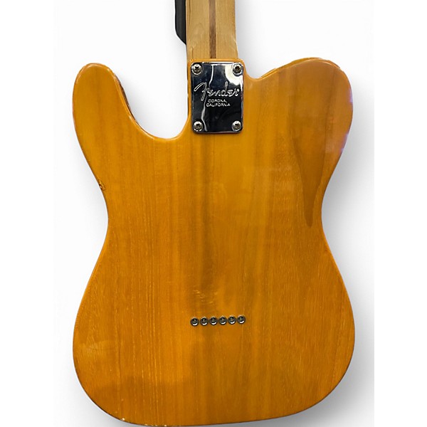 Used 2013 Fender AMERICAN SELECT CARVED TOP TELECASTER Amber Solid Body Electric Guitar