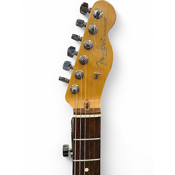 Used 2013 Fender AMERICAN SELECT CARVED TOP TELECASTER Amber Solid Body Electric Guitar