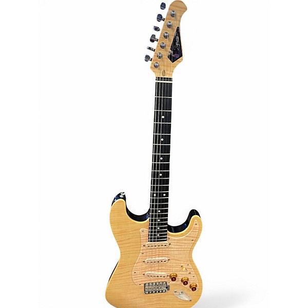 Used 2020 Frank Stallone TIGRESS FLAME NATURAL Solid Body Electric Guitar