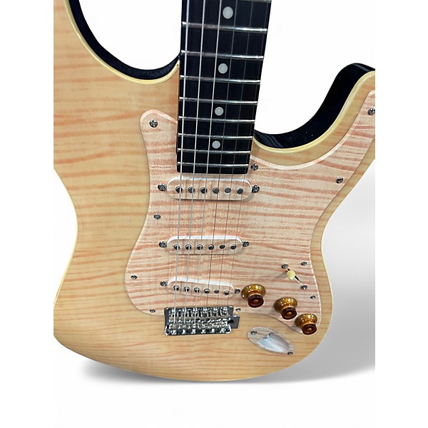 Used 2020 Frank Stallone TIGRESS FLAME NATURAL Solid Body Electric Guitar