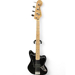 Used Squier jaguar bass Black Electric Bass Guitar