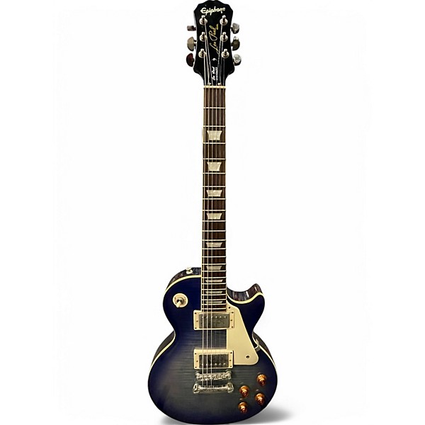 Used Epiphone Les Paul Standard Blue Burst Solid Body Electric Guitar