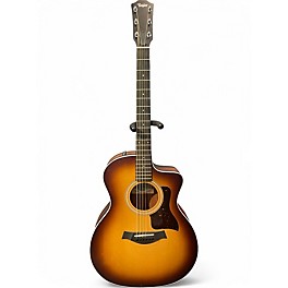 Used Taylor 214CE Koa 2 Tone Sunburst Acoustic Electric Guitar