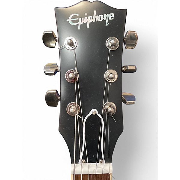 Used Epiphone 1959 LES PAUL KIRK HAMMETT GREENY Yellow Solid Body Electric Guitar