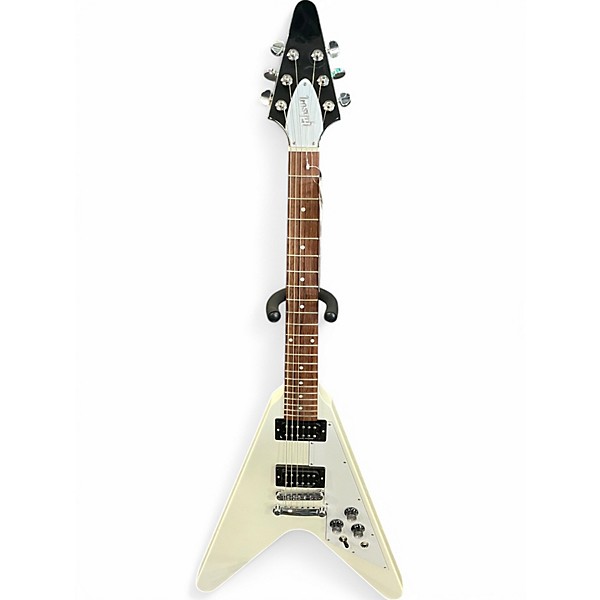 Used Gibson Flying V WHITE Solid Body Electric Guitar